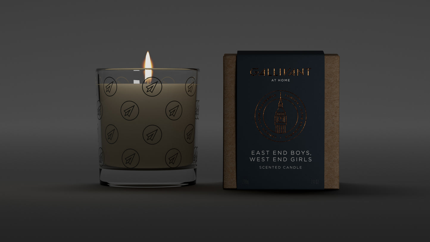 East End Boys, West End Girls scented candle