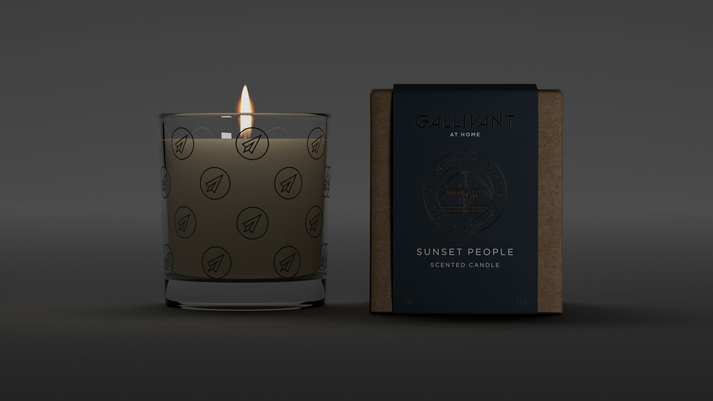 Sunset People scented candle