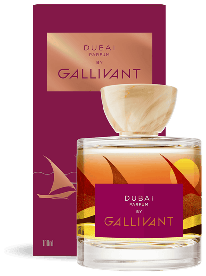Dubai niche fragrance in bottle with box